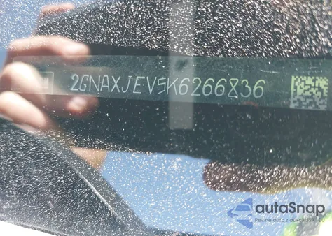 2019 Chevrolet Equinox Lt из США, поврежденный, VIN 2GNAXJEV5K6266836